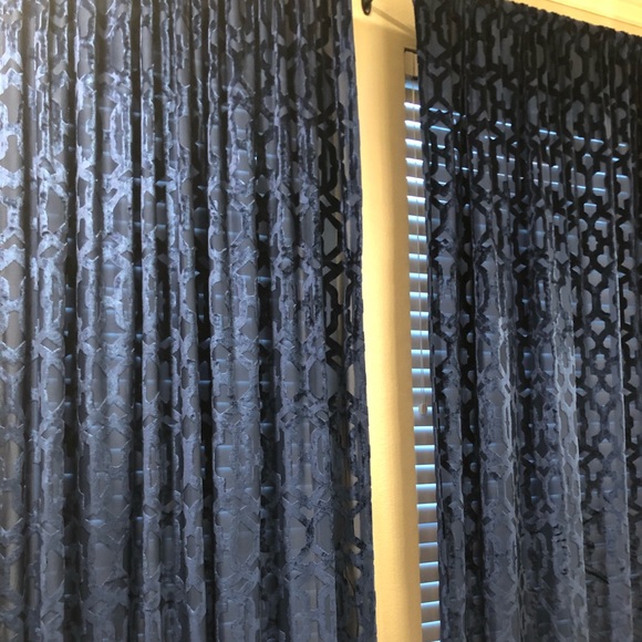 Z Gallerie Accents 9 Z Gallerie Sapphire Monaco Panels 54x84 Poshmark